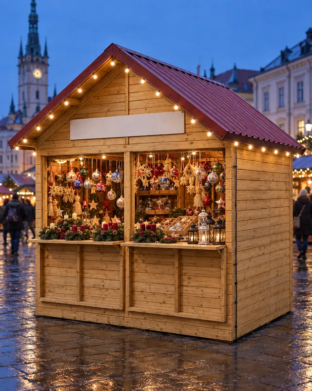 Stánek Vánoční ozdoby