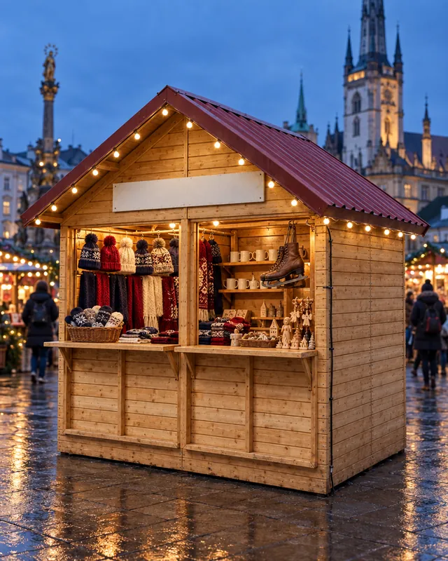 Bruslařský a olomoucký stánek